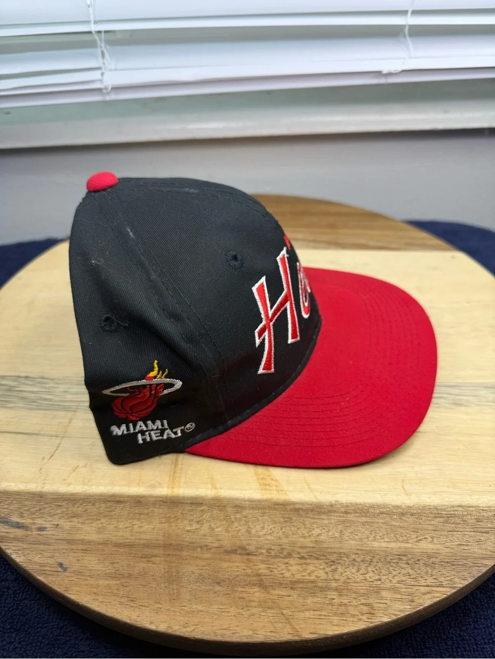 Vintage Sports Specialties Miami Heat Snap Back Hat Script